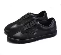 basket armani ea7 man sapatos sport  tie low sapatos black